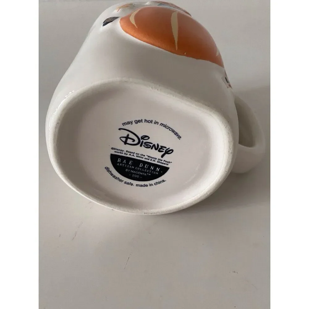 Rae Dunn Disney Eeyore Donkey Halloween Mug Pumpkin Trick or Treat‎ Double Sided